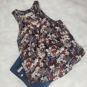 A&F 100% Silk Printed Tank